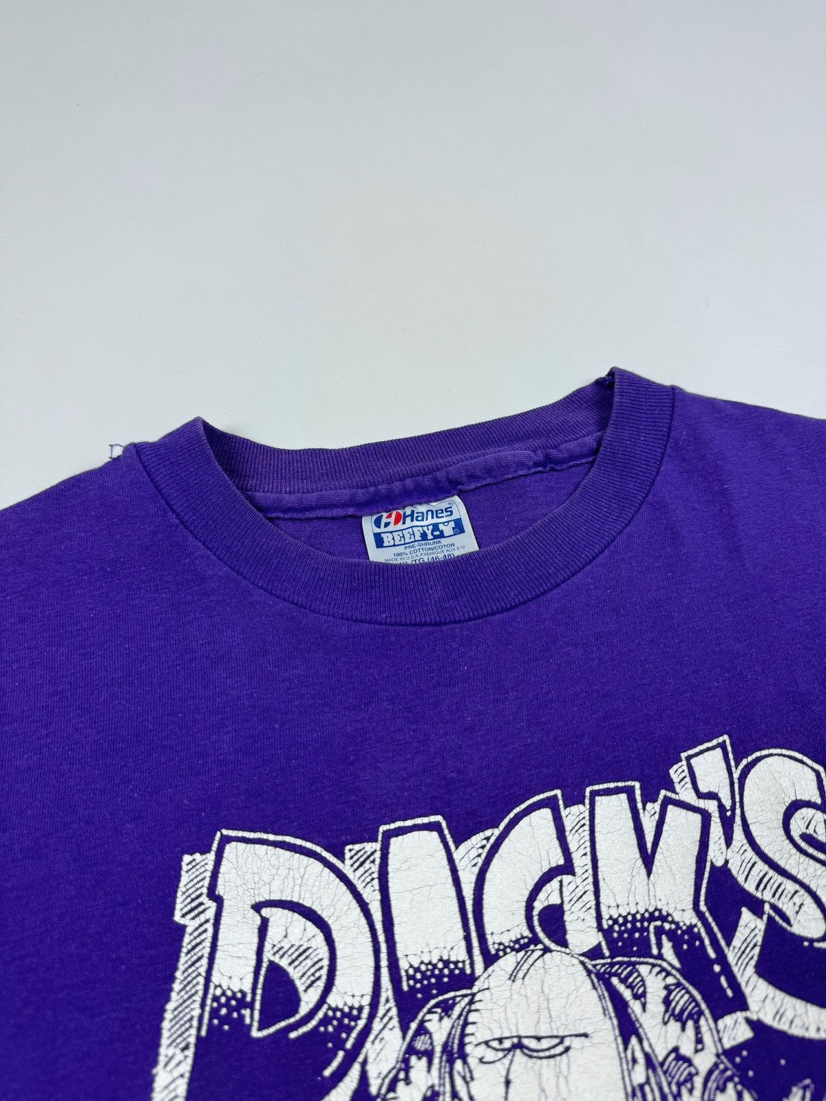 Hanes × Vintage 1990’s Vintage Dick’s Last Resort Single Stitch T-Shirt Size US XL / EU 56 / 4 - 4 Thumbnail