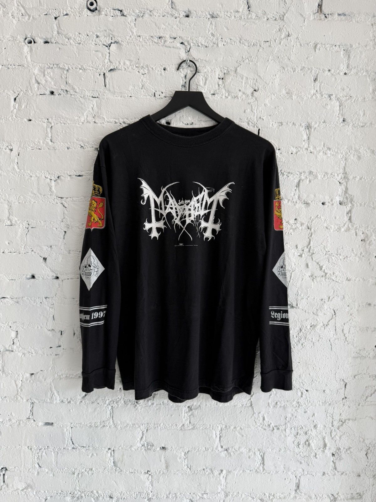 Vintage Vintage Nine Inch Nails too fucked to care LS Tee