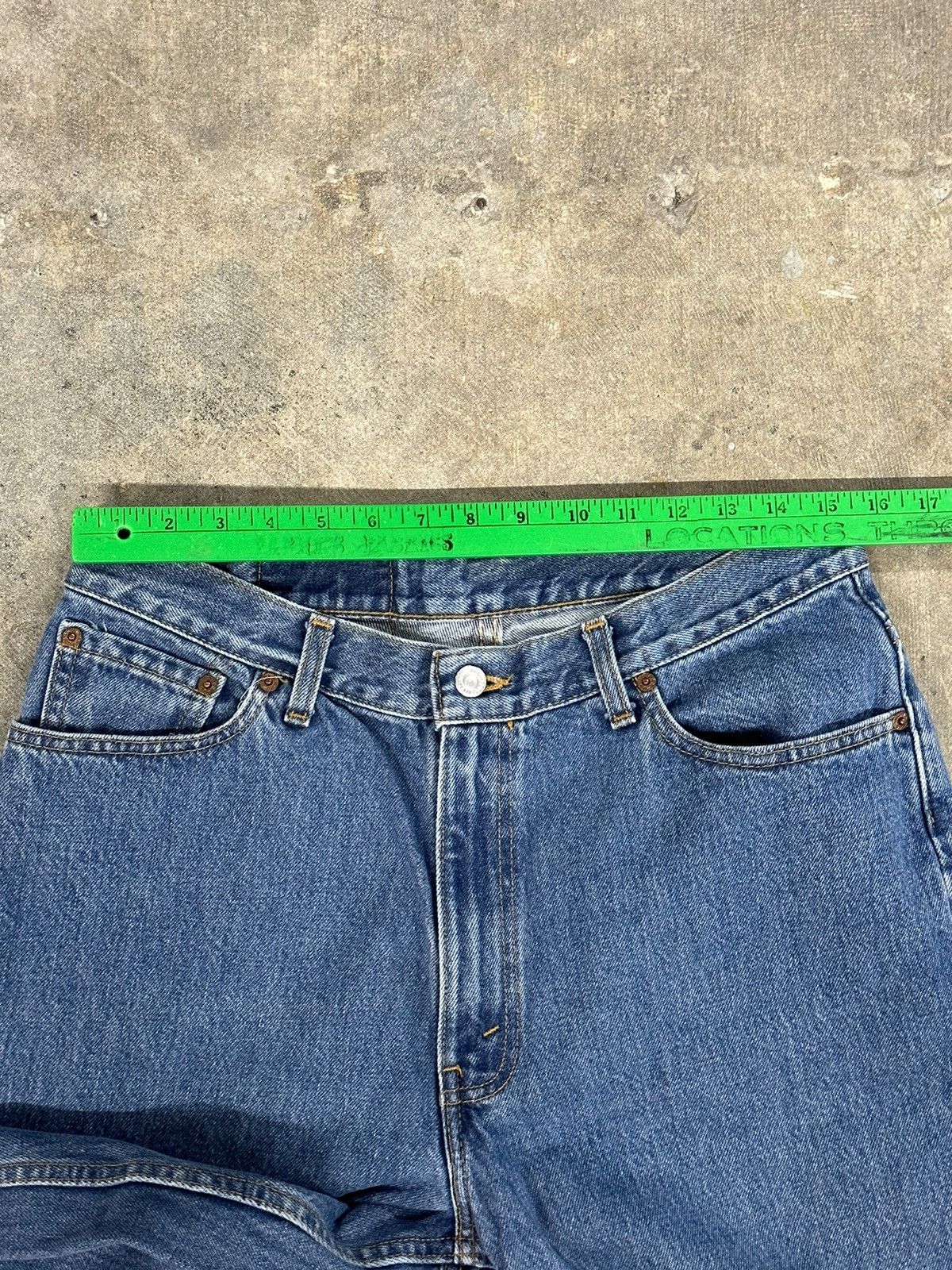 Levi's × Vintage Vintage 90s Levi’s 512 Denim Tab Blue Jeans Size 32 Size US 32 / EU 48 - 10 Thumbnail