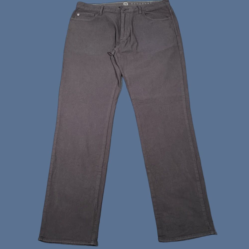 Vintage Linksoul Golf Pants Mens 34x31 Gray Bamboo Stretch 5-Pocket Chino Regular Fit Size US 34 / EU 50 - 1 Thumbnail