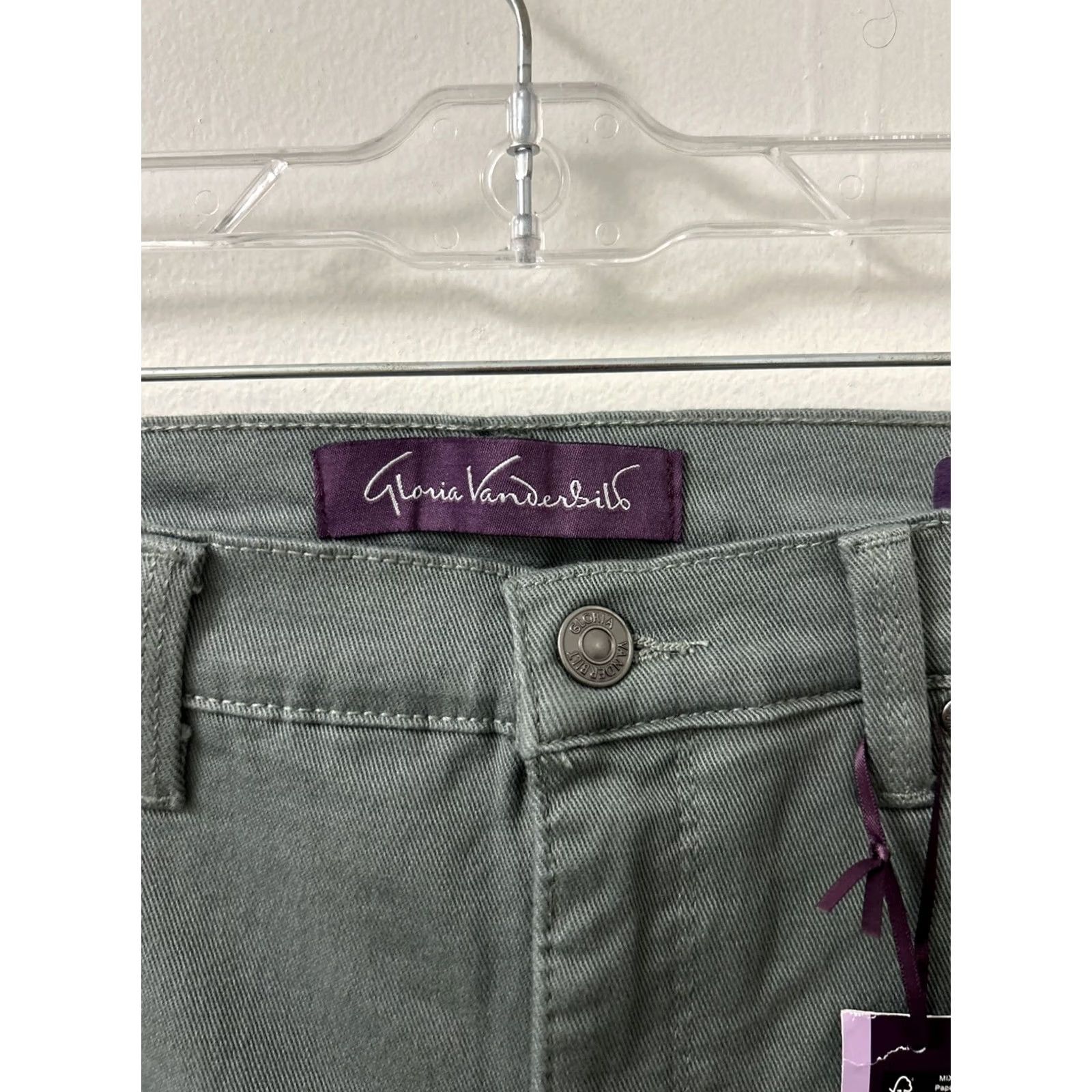 Gloria Vanderbilt Gloria Vanderbilt Amanda Jeans Women Sz 10 Gray Slim Straight 31x31 Denim 5-Pocket VINTAGE? Size 32" / US 10 / IT 46 - 5 Thumbnail