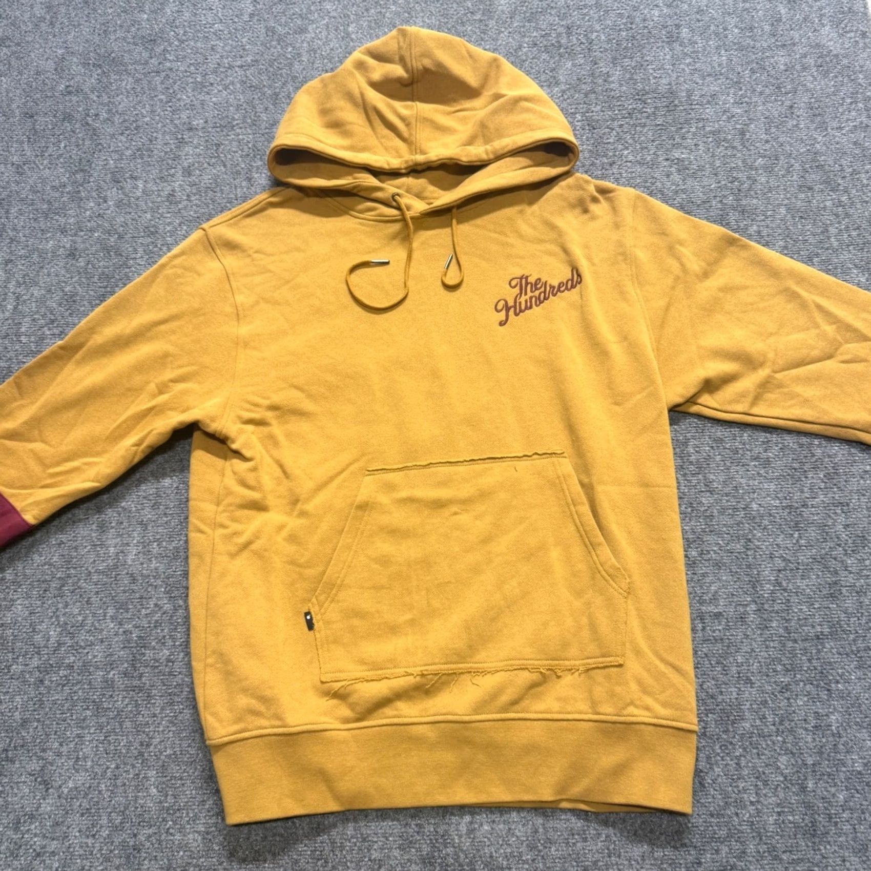 The Hundreds Mustard Yellow Pullover Hoodie L Mens The Hundred Bobby Kim 90s Y2K Distressed Vintage Unbranded Sweatshirt Size US L / EU 52-54 / 3 - 5 Thumbnail