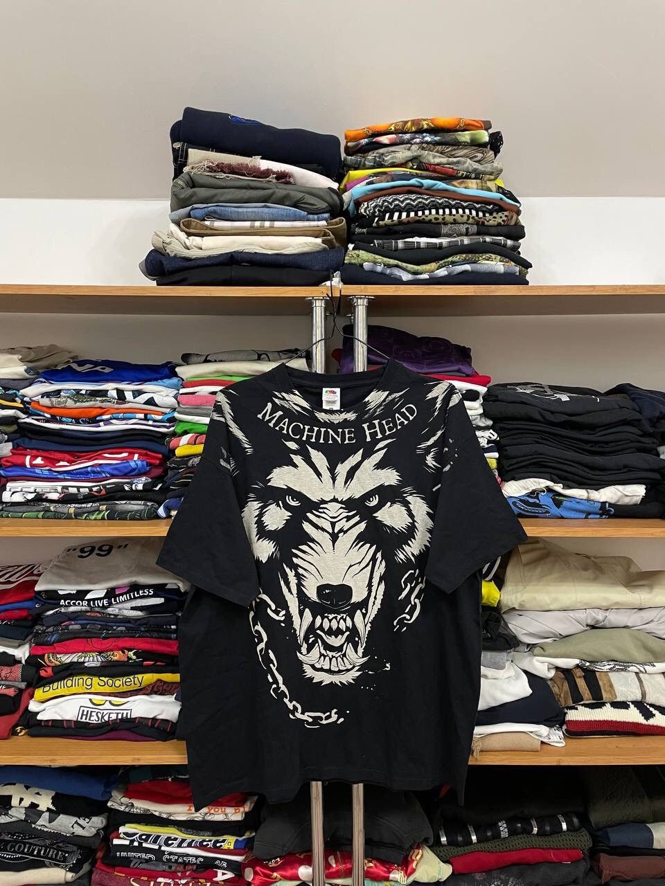 Band Tees × Vintage Machine Head Unlessh The Volves Metal Rock tee Size US XXL / EU 58 / 5 - 1 Thumbnail
