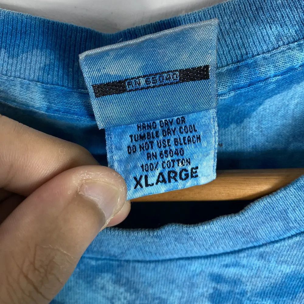 Ocean Pacific VINTAGE 90's OCEAN PACIFIC BLUE TYE DYED SURF TEE Size US XL / EU 56 / 4 - 10 Thumbnail