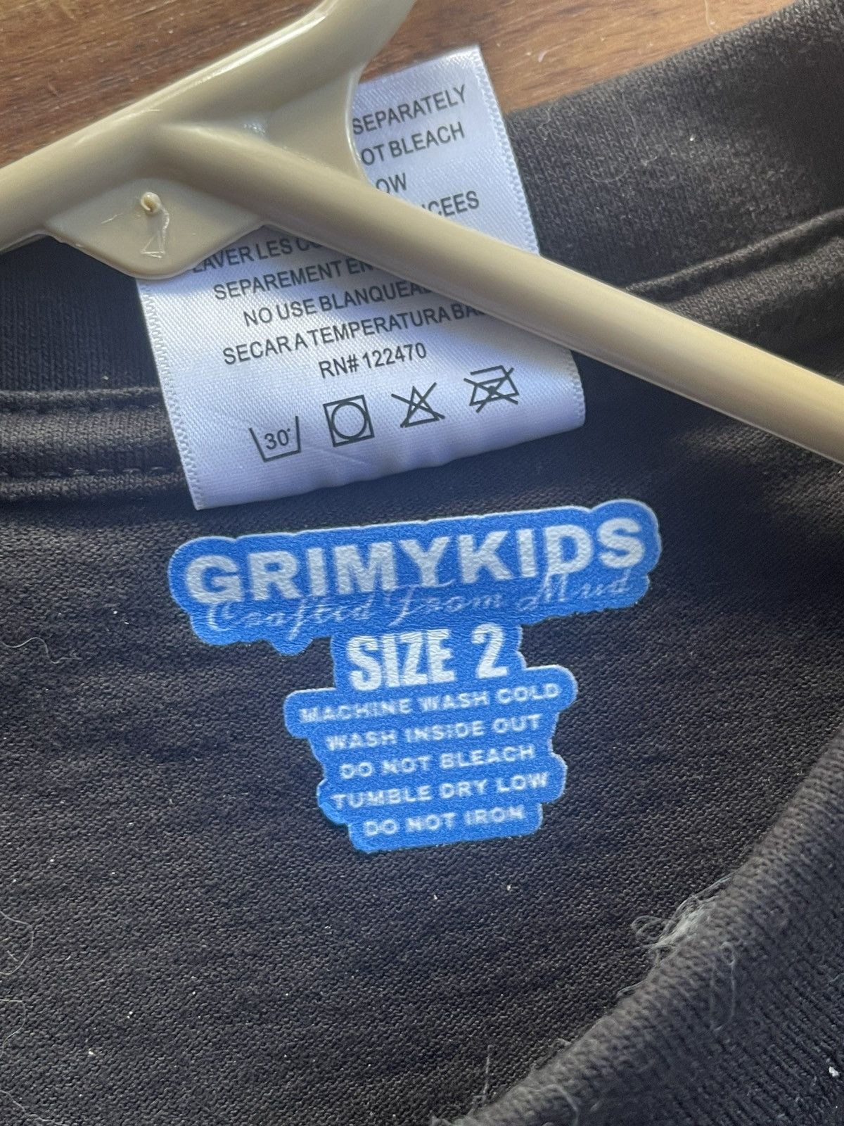Grimykids Grimykids Cats with Guns Black tee Large Size US L / EU 52-54 / 3 - 2 Thumbnail