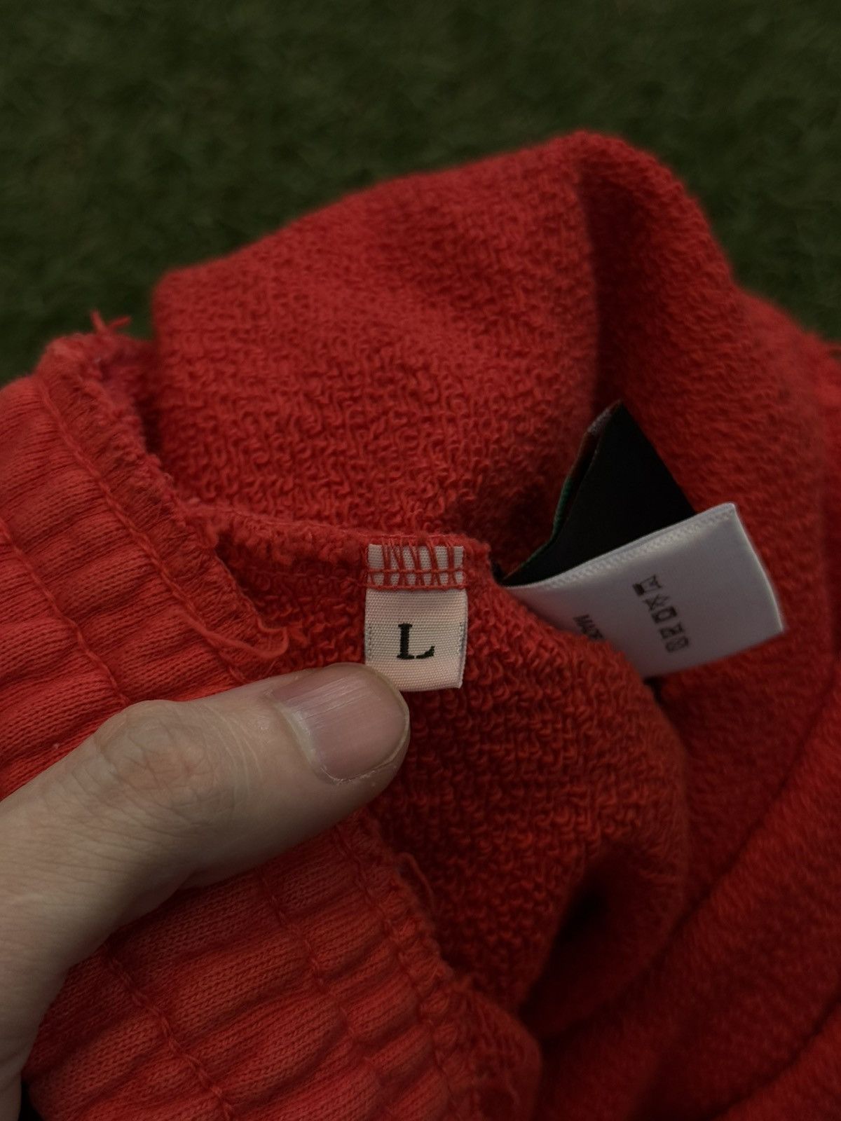 DENIM TEARS Denim Tears Logo Sweatpants Size L Red (NEW) Size US 33 - 12 Thumbnail