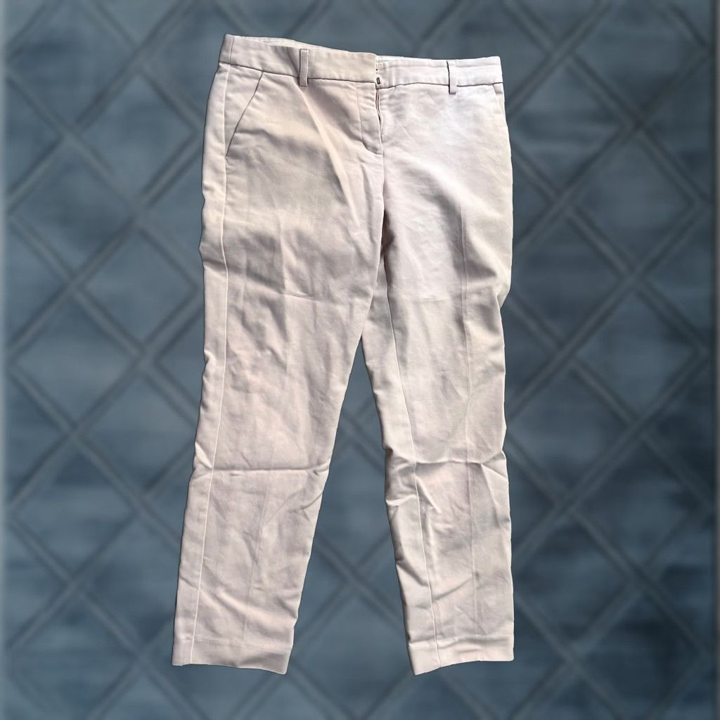 Express Express Pants Womens 8R Pink Mid Rise Ankle Flat Front Distressed Express Columnist Regular Size: 8 Pink Ankle 30 in Inseam Womens Pants 8R 30in Size 30" / US 8 / IT 44 - 1 Thumbnail