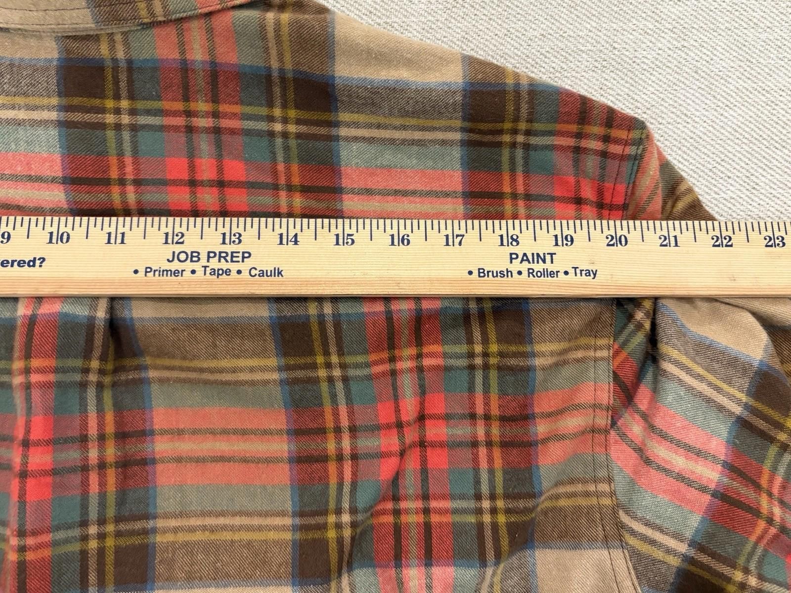 L.L. Bean LL Bean Scotch Plaid Flannel Antique Dress Stewart Sz Large Size US L / EU 52-54 / 3 - 6 Thumbnail
