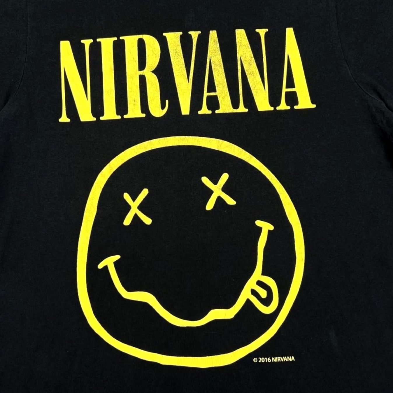 Logo 7 Nirvana T-Shirt Medium Black Grunge Alternative Rock Music Band Logo Graphic Size US M / EU 48-50 / 2 - 2 Thumbnail