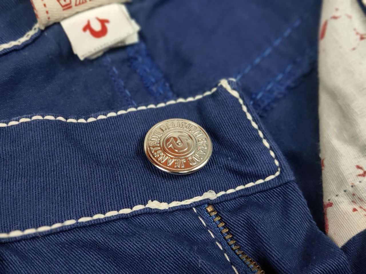 True Religion True Religion Geno Denim Slim Jeans Made in USA Y2K Style Size 28" / US 6 / IT 42 - 16 Thumbnail