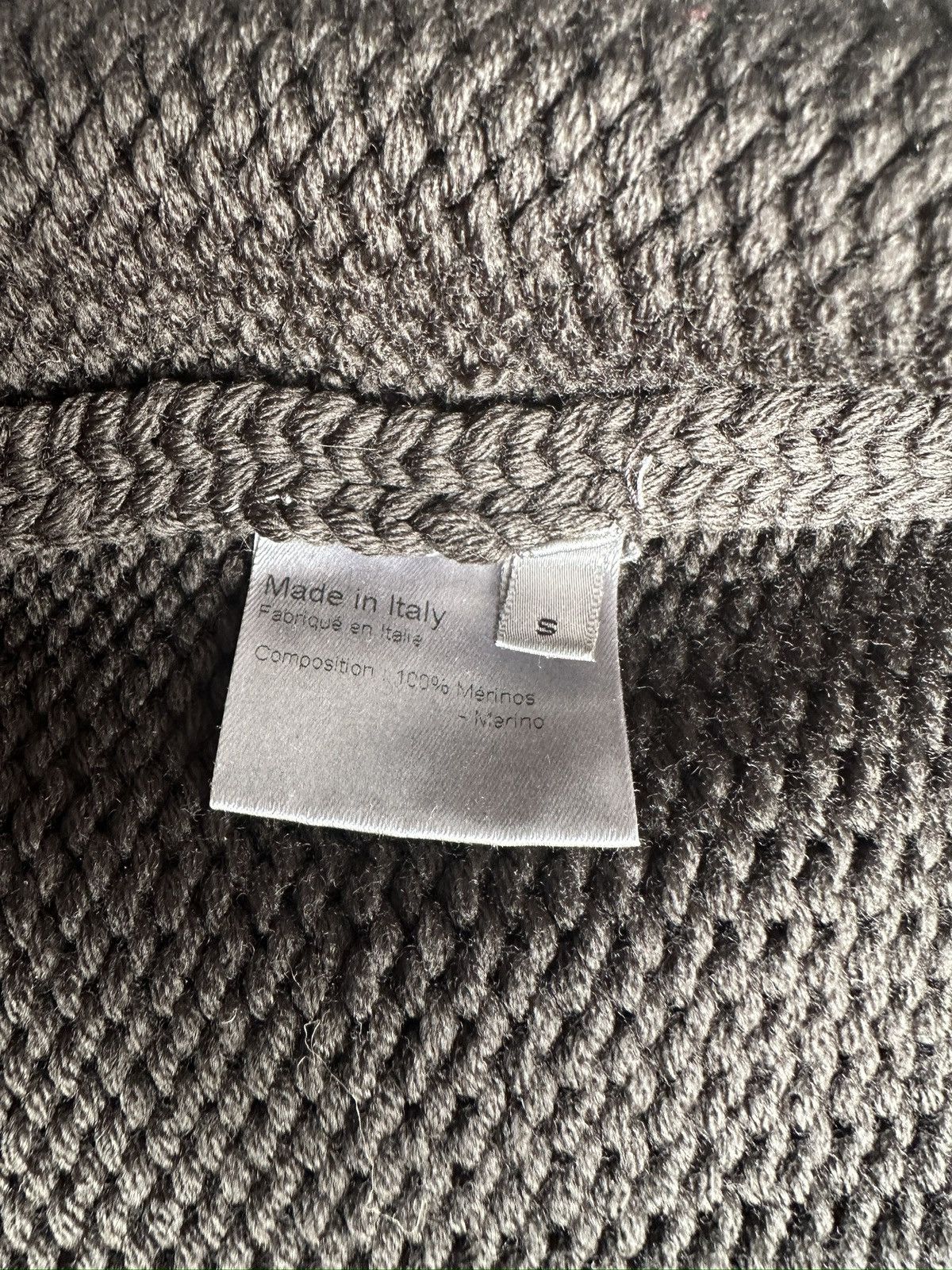 Dior × Hedi Slimane Dior Homme AW02 “Reflexion” panelled divers knit Size US S / EU 44-46 / 1 - 14 Thumbnail