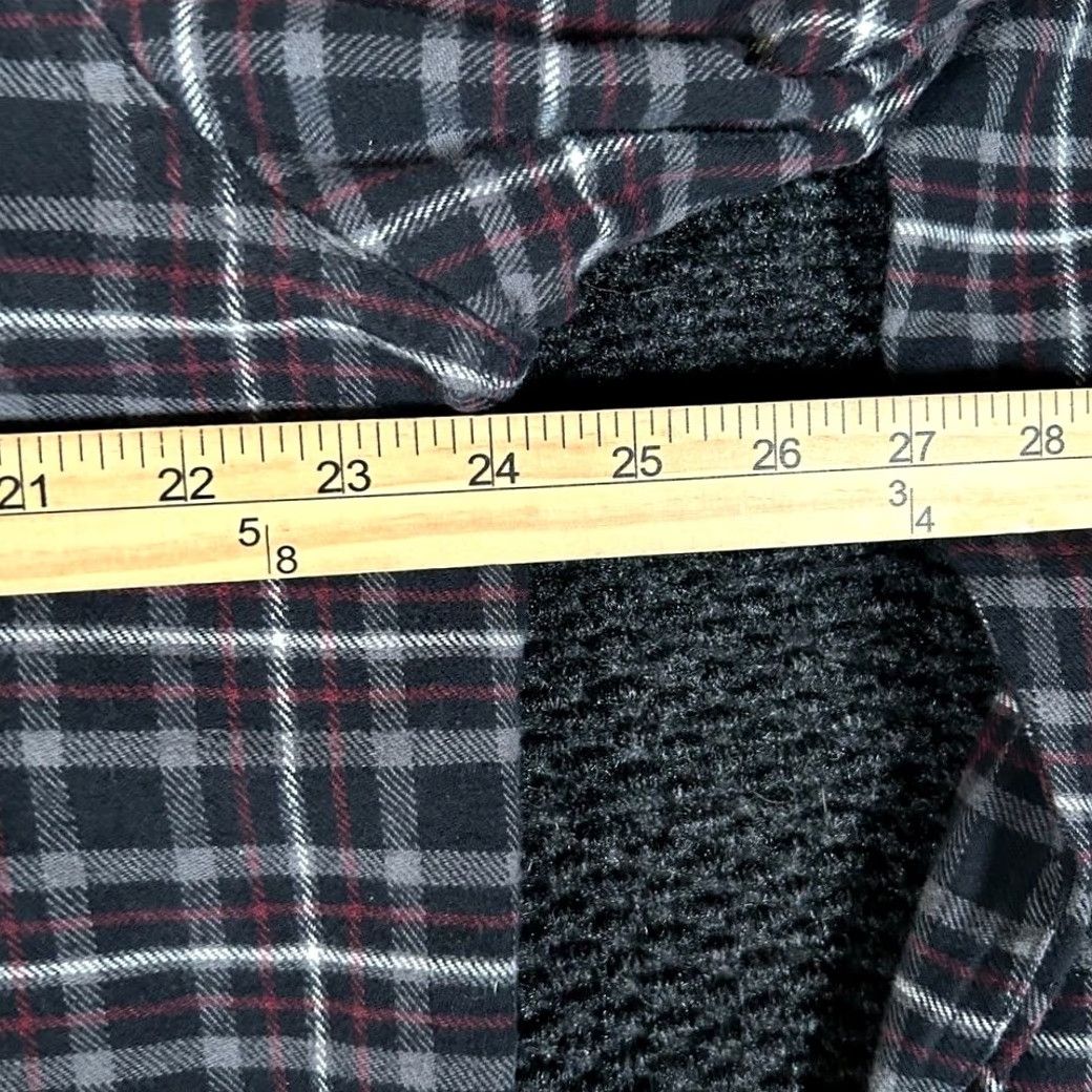 Wrangler VINTAGE Wrangler Mens Flannel Shirt Plaid Button Down Long Sleeve Black Red XL Size US XL / EU 56 / 4 - 4 Thumbnail