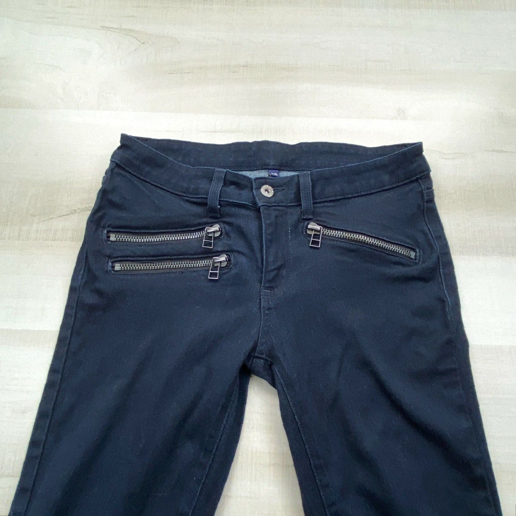 Vintage CarMar Womens Dark Blue Mid Rise Skinny Jeans 28 Regular Size 28" / US 6 / IT 42 - 2 Thumbnail