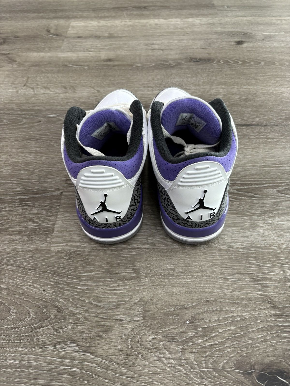 Jordan Brand Air Jordan 3 “Dark Iris” **PRE-OWNED** REP. BOX Size US 9 / EU 42 - 4 Thumbnail
