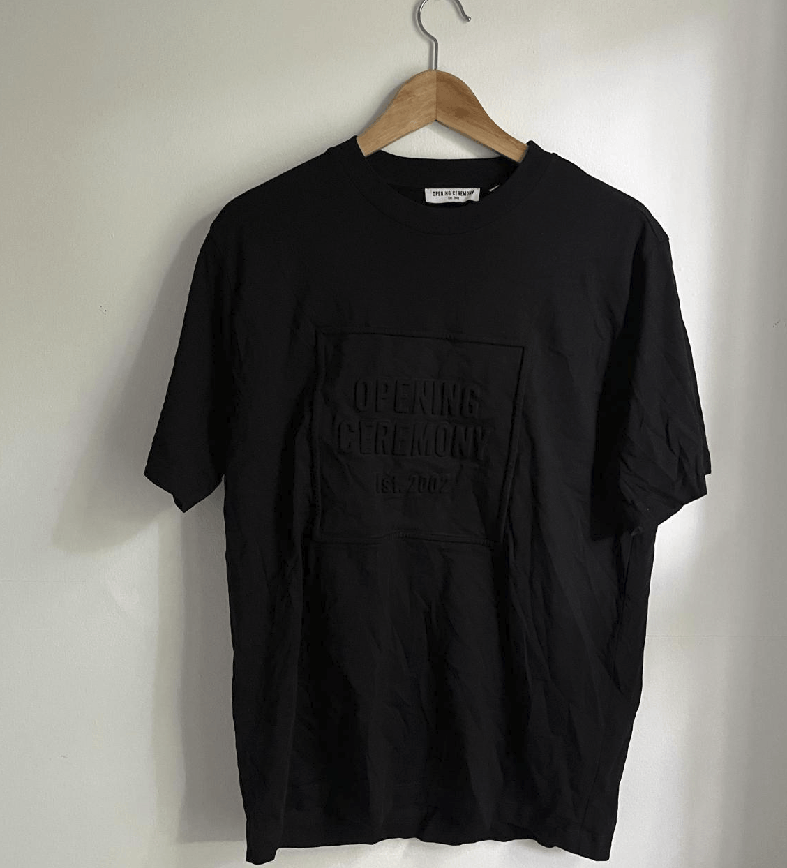 Opening Ceremony Opening Ceremony Embroidered Black Logo T-Shirt Size S Size US S / EU 44-46 / 1 - 3 Thumbnail