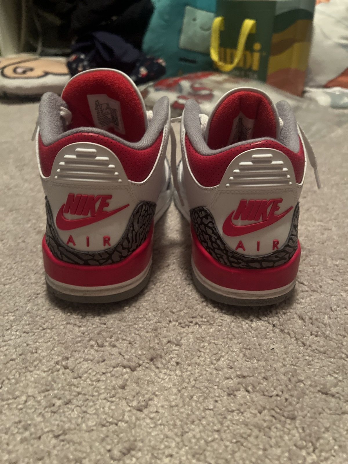 Jordan Brand Air Jordan 3 Fire Red Size US 8.5 / EU 41-42 - 5 Thumbnail