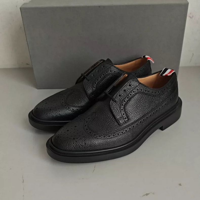 Thom Browne Thom Browne carved leather shoes Size US 8 / EU 41 - 1 Thumbnail