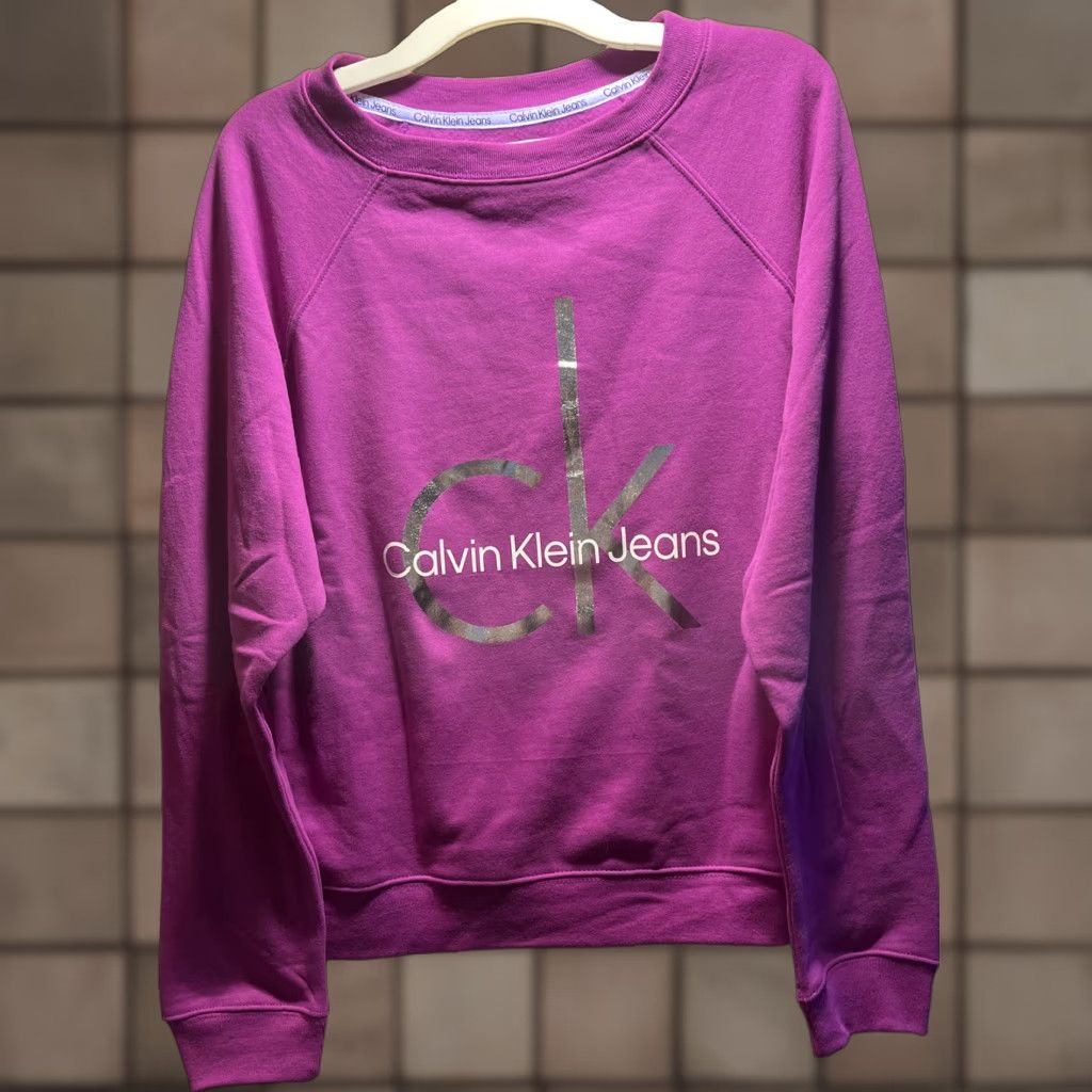 Calvin Klein Calvin Klein Jeans Sweatshirt Core Monogram Logo Sweater Pink Black White New Size S / US 4 / IT 40 - 1 Thumbnail