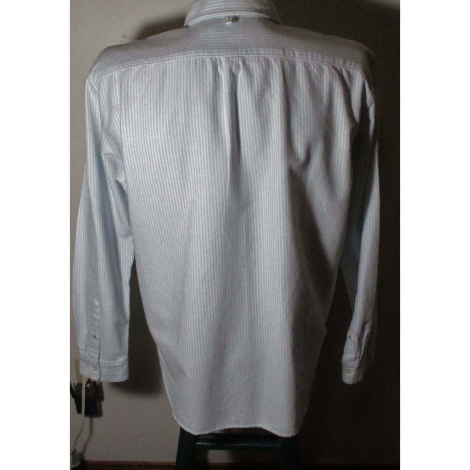 Lucky Brand Lucky Brand California Fit Aqua Blue Oxford Shirt XL Men Long Sleeve Button-Front Casual Shirt Size US XL / EU 56 / 4 - 5 Thumbnail