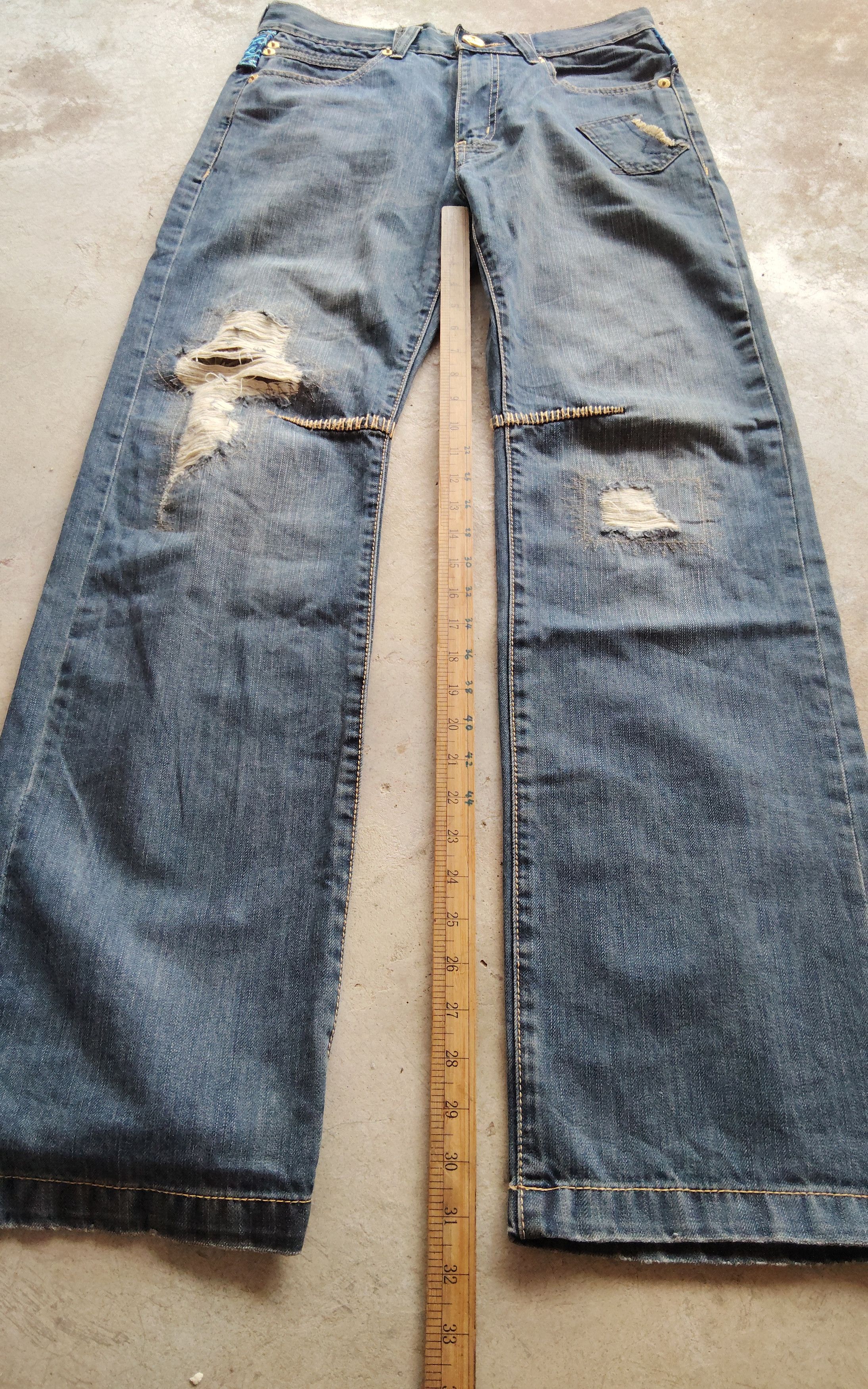 Japanese Brand Osaka Big Train Nice Design Jeans Size US 31 - 9 Thumbnail