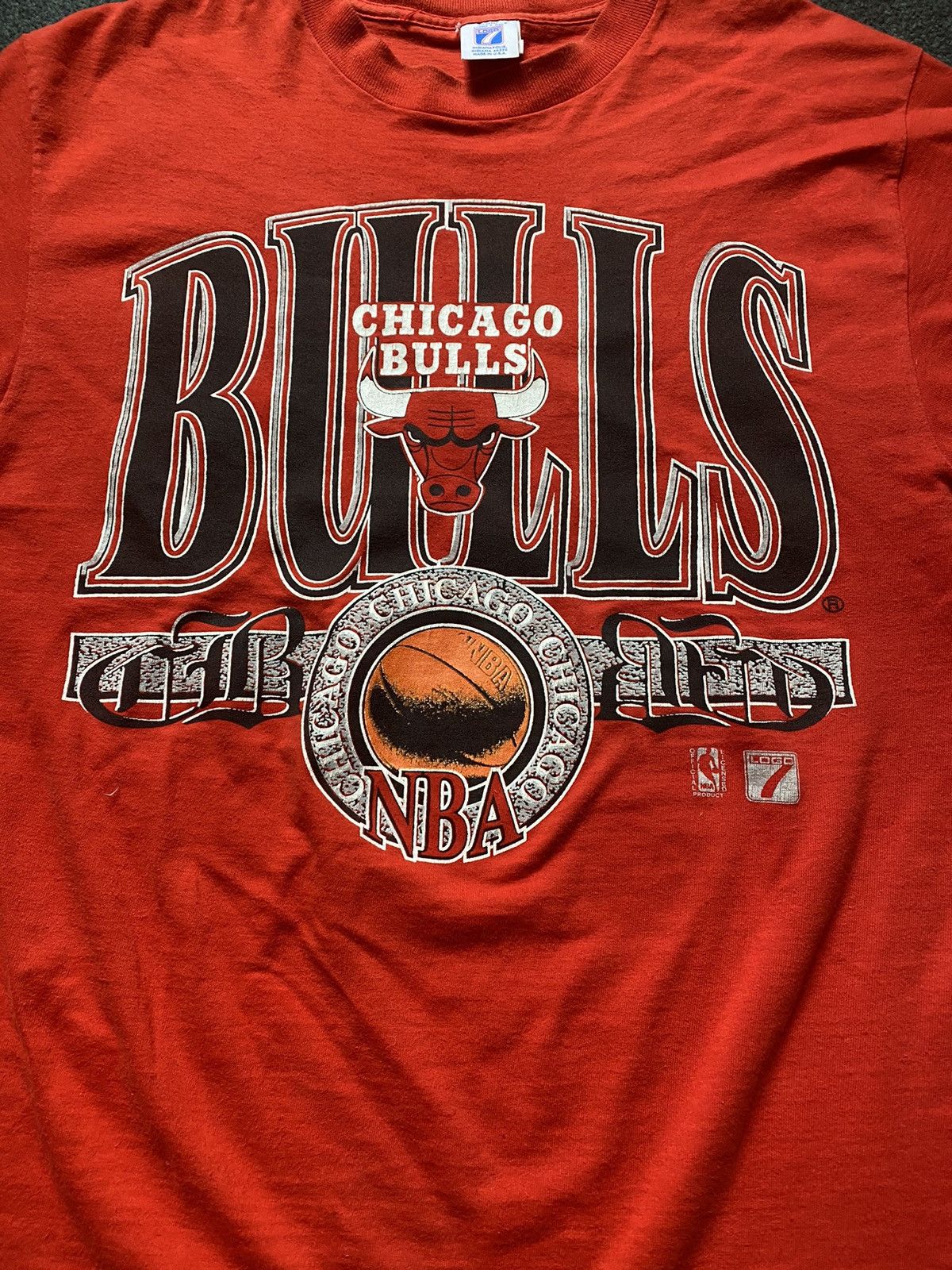 Logo 7 × NBA × Vintage VINTAGE 90’s CHICAGO BULLS LOGO 7 TEE SINGLE STICHED Size US L / EU 52-54 / 3 - 2 Thumbnail