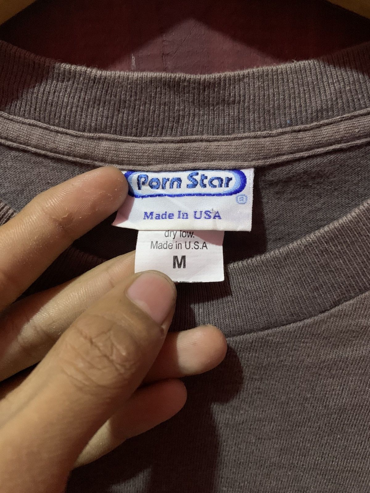 Hook-Ups × Vintage ❌SOLD❌ Vtg Vintage 90s Porn Star version "Fuct Horned Sign" Size US M / EU 48-50 / 2 - 6 Thumbnail