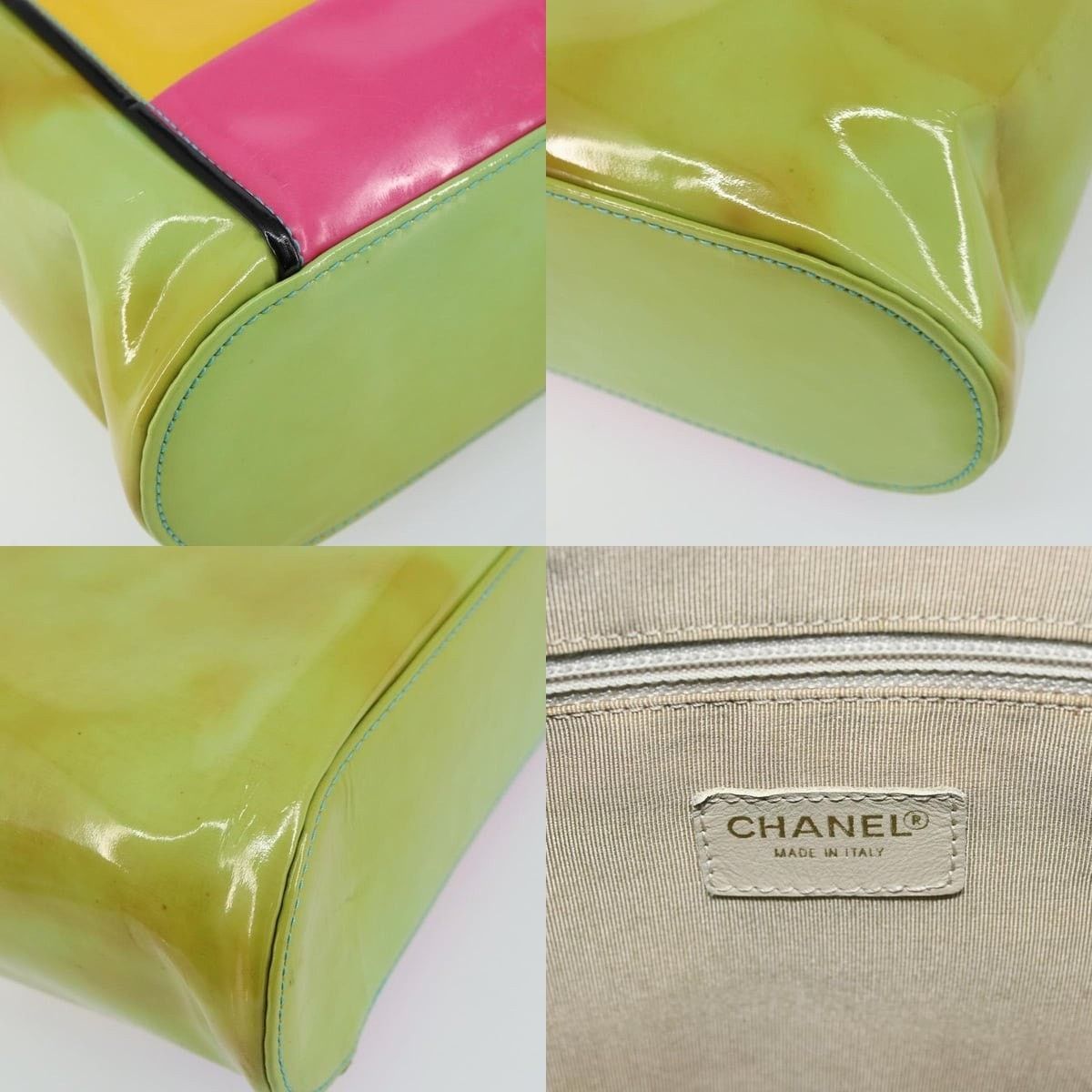 Chanel Chanel Tote Bag Enamel Multicolor Gold CC Size ONE SIZE - 6 Thumbnail
