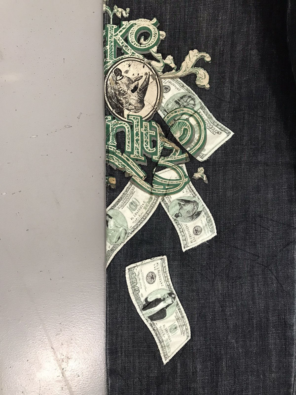 Ecko Unltd. × Vintage VTG ECKO UNLTD DOLLAR 💵 DENIM Size US 34 / EU 50 - 5 Thumbnail