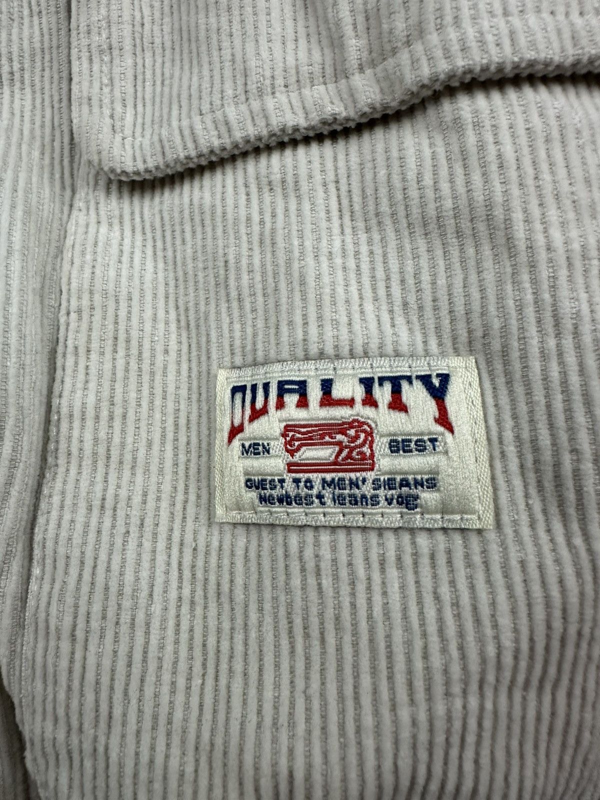 Designer Y2K Zaful Corduroy Colorblock Hooded Jacket Size US M / EU 48-50 / 2 - 5 Thumbnail