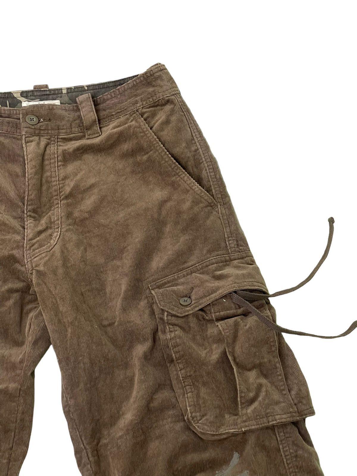 Japanese Brand Wide Cargo Sunny Cloud Corduroy Loose 6🟦8 Size US 31 - 9 Thumbnail