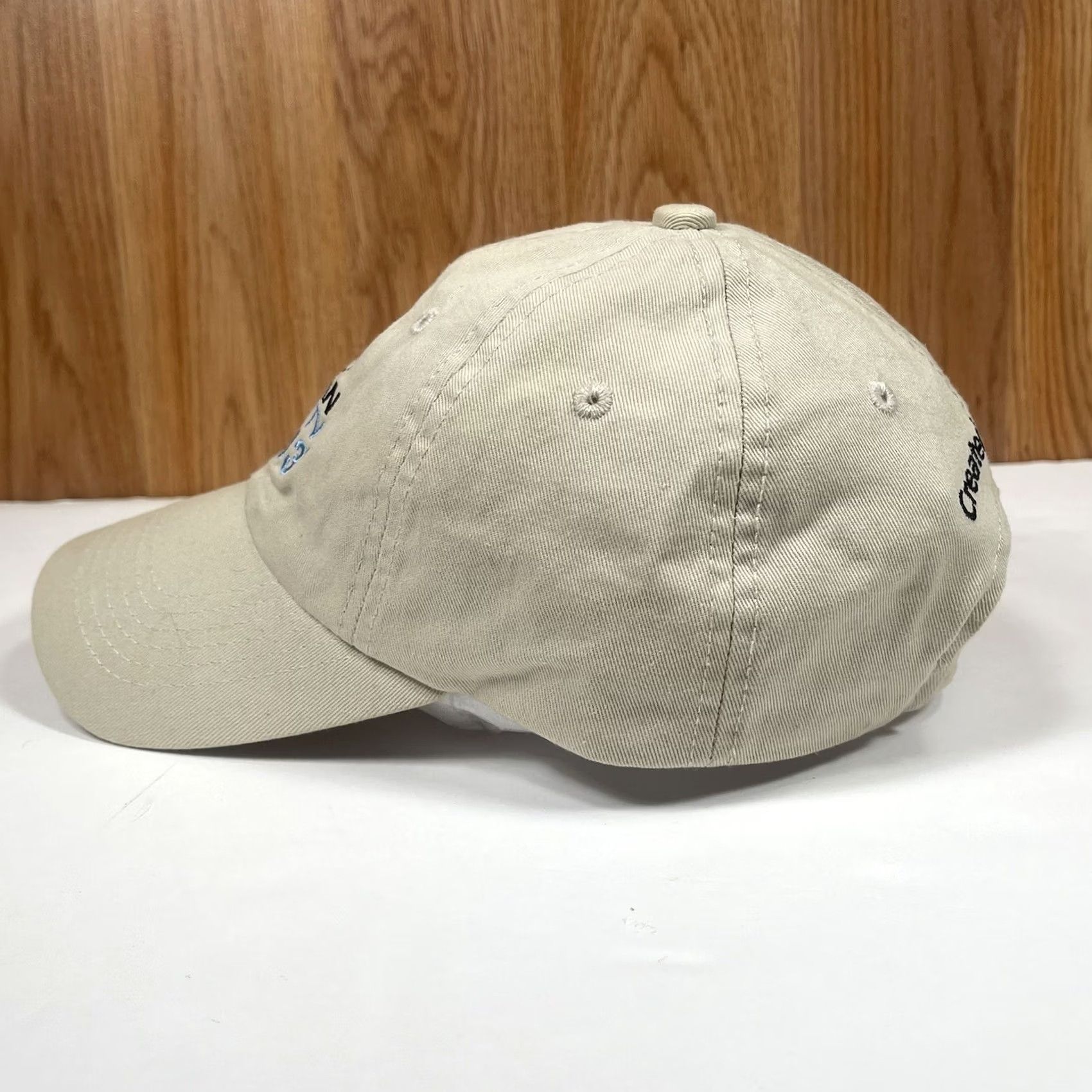 Vintage HeadMaster American History TV Adult Adjustable StrapBack Baseball HatCap Beige Size ONE SIZE - 4 Thumbnail