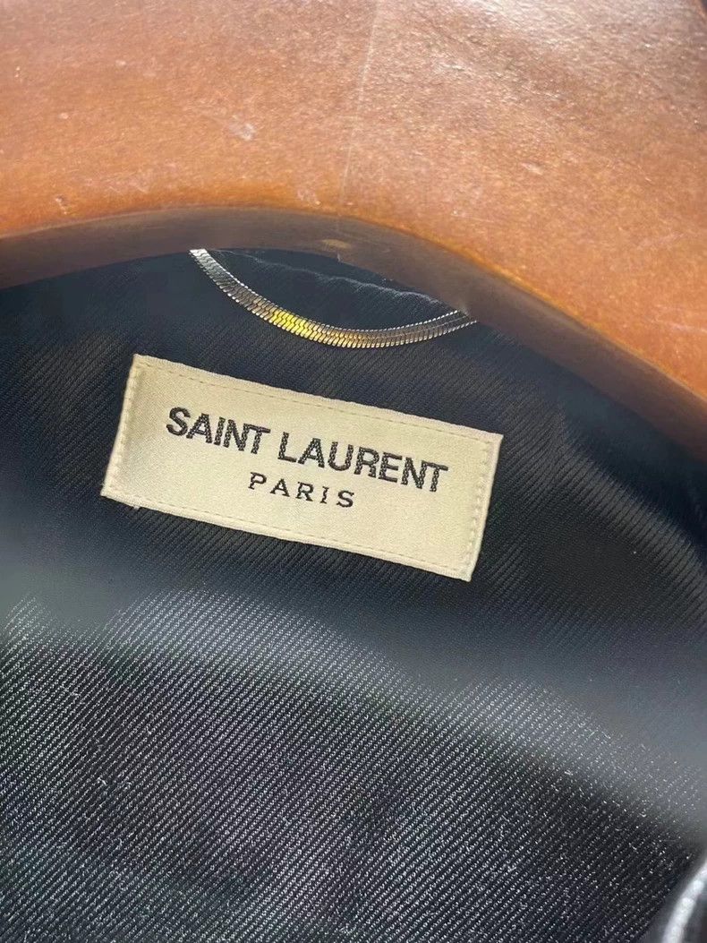 Saint Laurent Paris Saint Laurent Paris Leather motorcycle jacket 2505-Nextarro Size US M / EU 48-50 / 2 - 2 Thumbnail