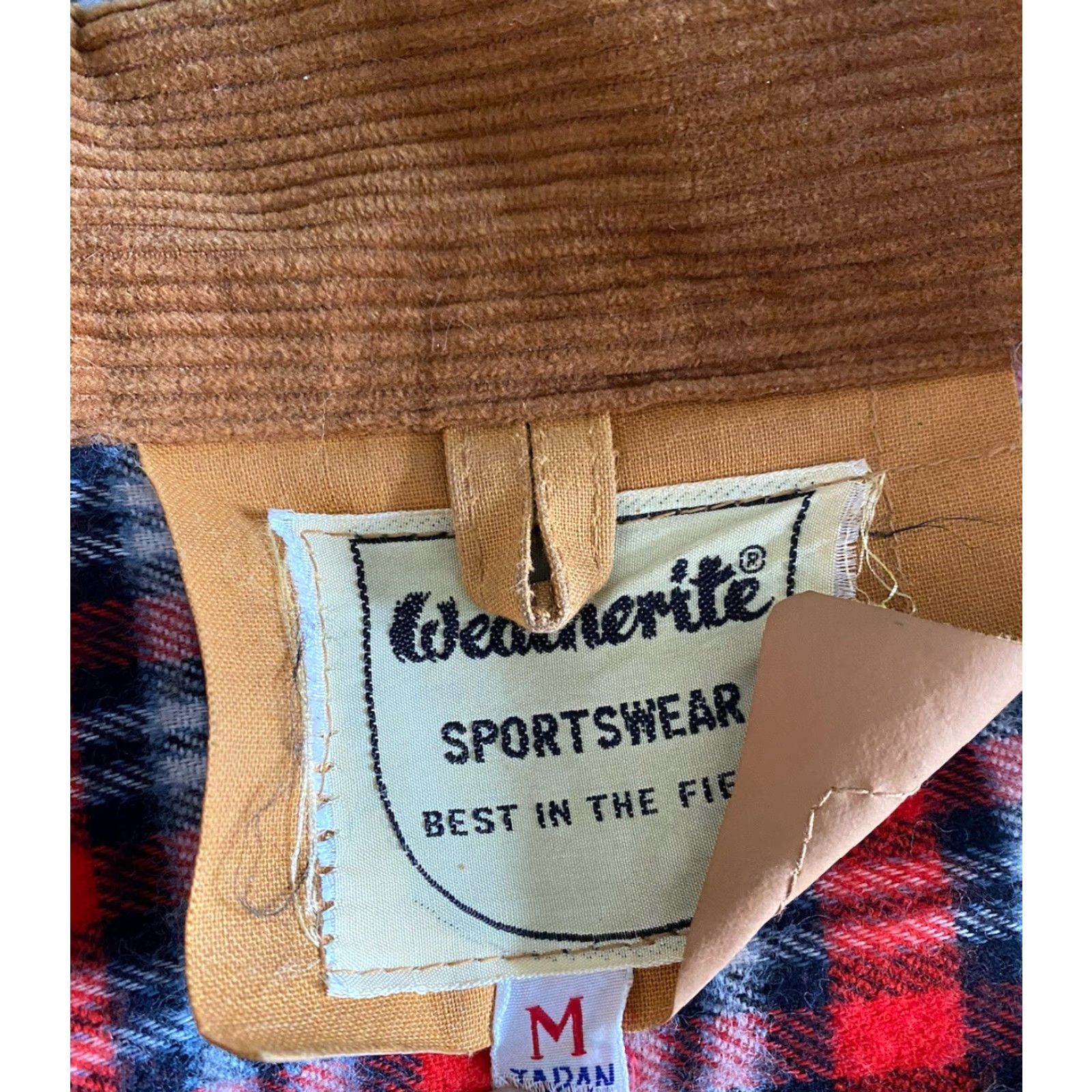 Vintage VTG Weatherite Sportswear Hunting Rain Jacket Made In Japan Mens M Brown Zip Jacket 80s 90s Classic Hipster Jacket Casual Travel Workwear Pockets Size US M / EU 48-50 / 2 - 3 Thumbnail