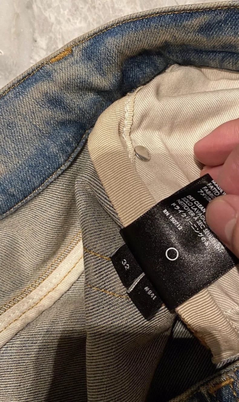 Amiri Amiri mx1 yellow mud heavy wash denim pants Size US 32 / EU 48 - 4 Thumbnail