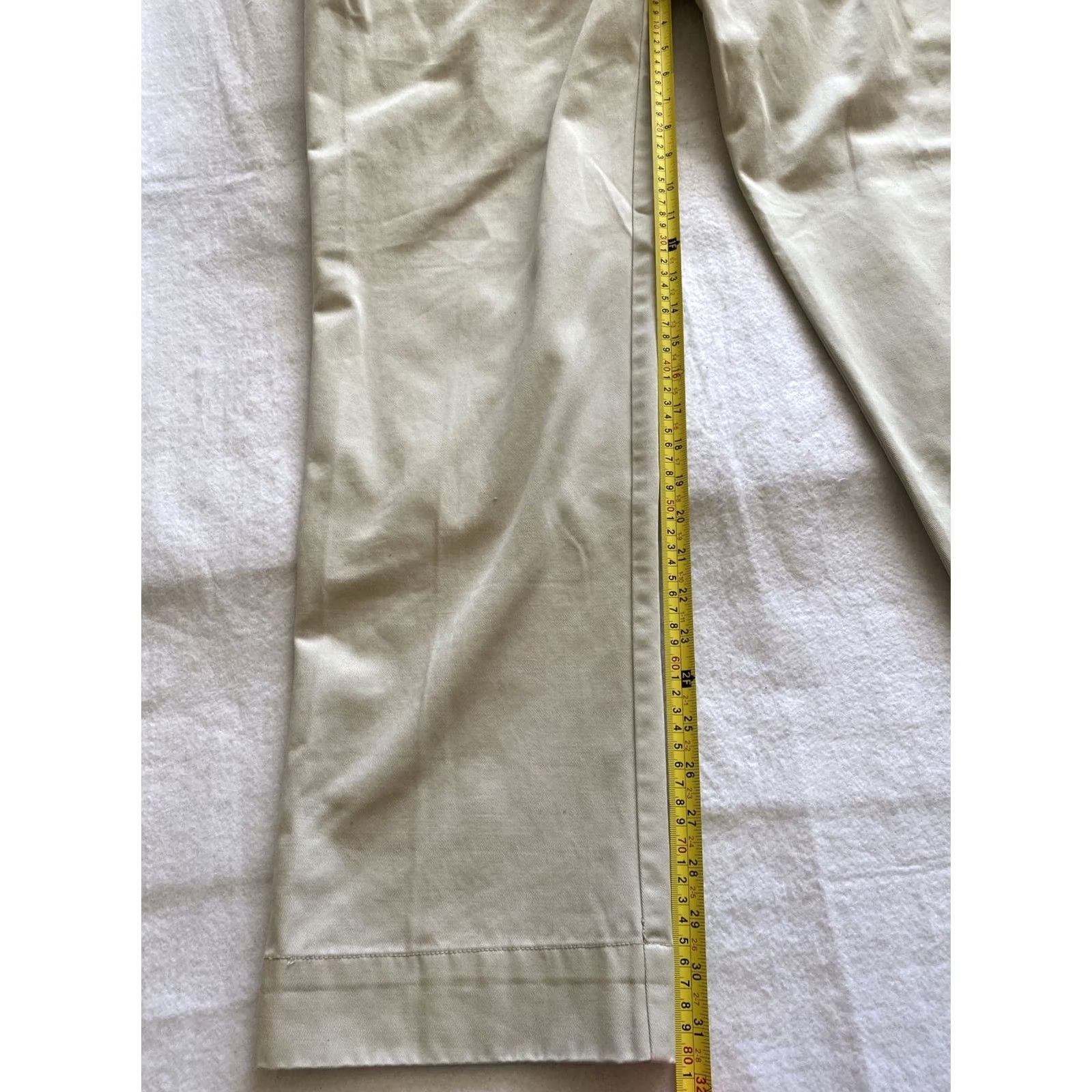 Dockers VINTAGE Dockers D3 Chino Pants Mens 34 x 32 Tan Cotton Solid 15-17 Size US 34 / EU 50 - 4 Thumbnail