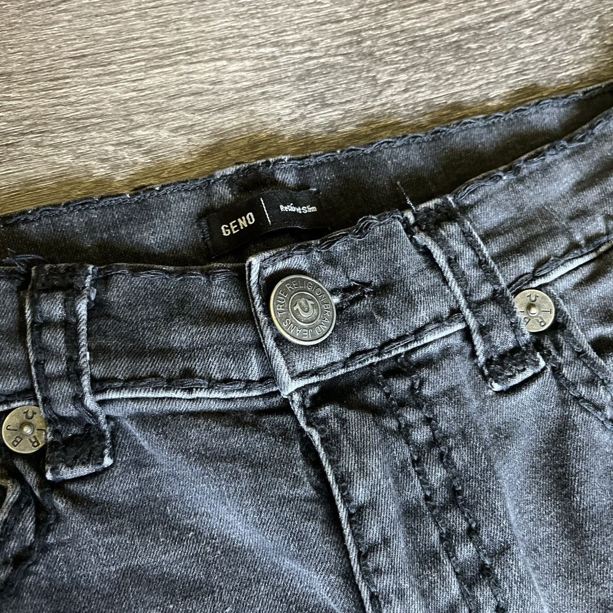 True Religion Vintage True Religion Geno Flap Super T Slim Denim Jeans 36 Size US 36 / EU 52 - 9 Thumbnail