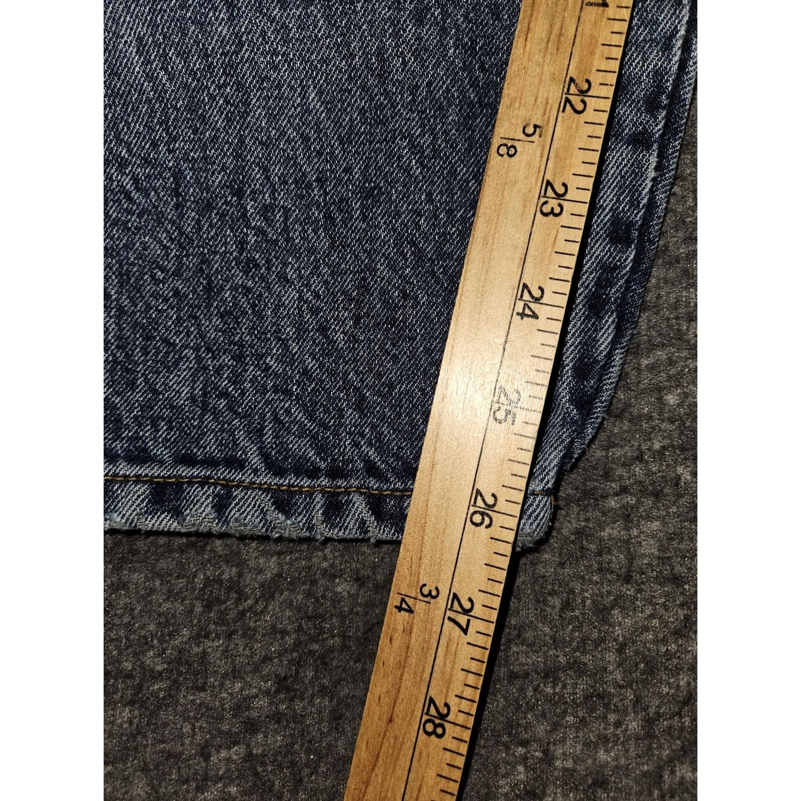 Vintage VINTAGE BonJour Jeans Womens 9/10 Blue High Rise Tapered Pleated Denim 90s Pants Size 30" / US 8 / IT 44 - 6 Thumbnail