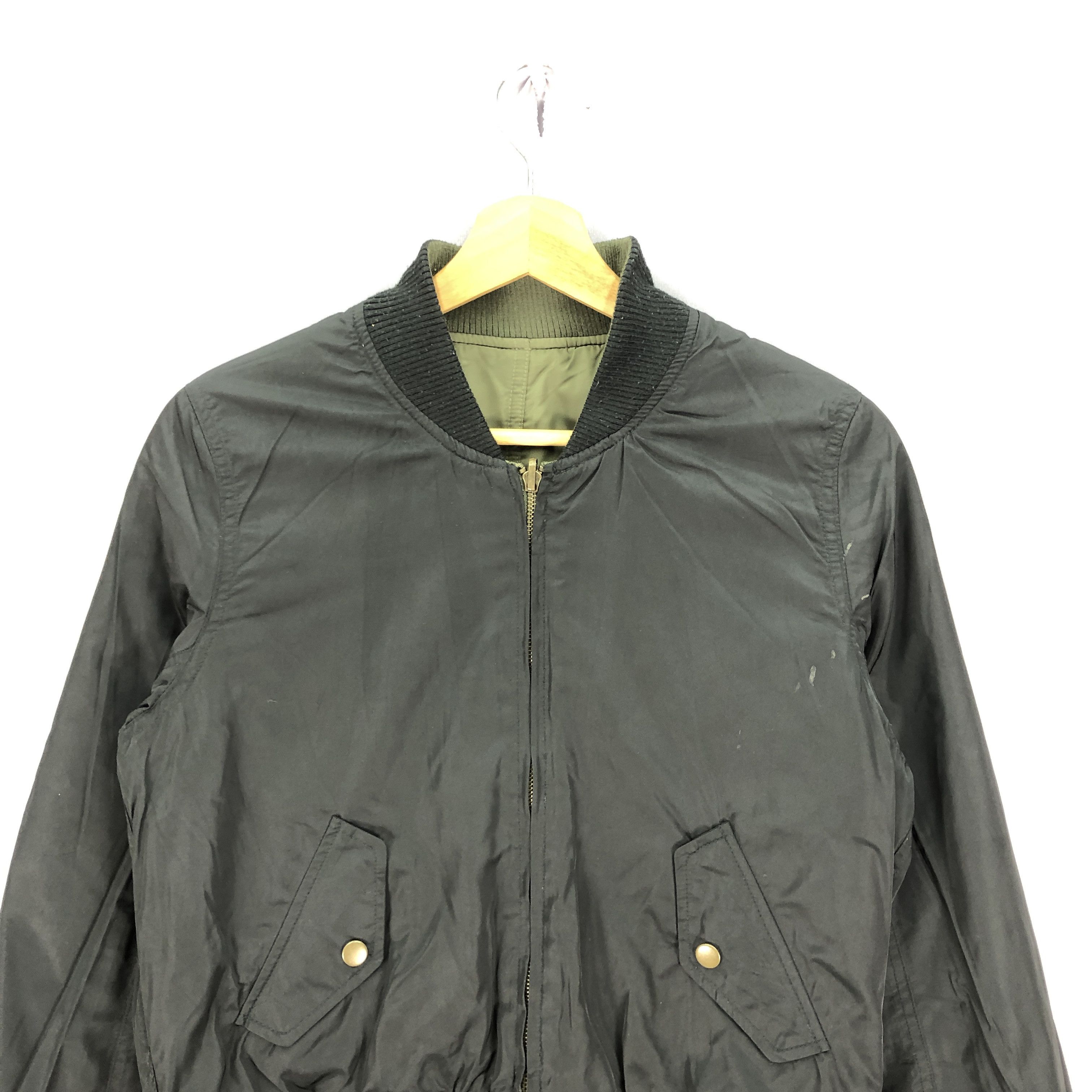 Japanese Brand Vintage Japanese Air Force Ma-1 Air Force Reversible Jacket Size US L / EU 52-54 / 3 - 4 Thumbnail