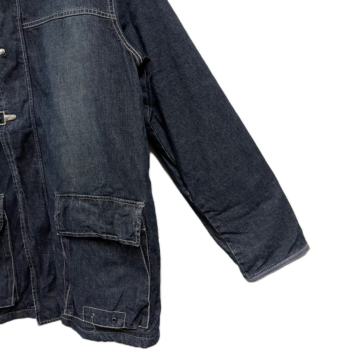 If Six Was Nine Blue5 tokyo Japan Fireman Denim Jacket Hoodie Size US L / EU 52-54 / 3 - 6 Thumbnail