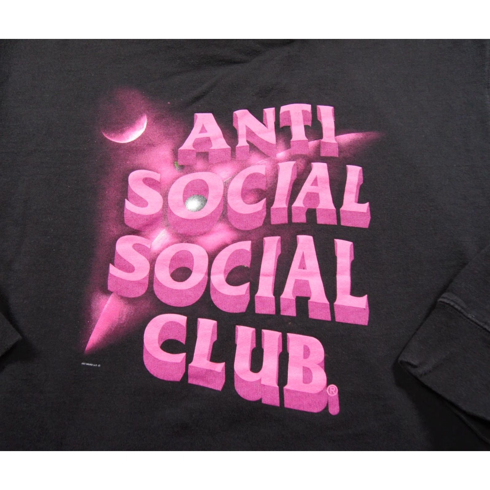 Anti Social Social Club Anti Social Social Club Hoodie Mens Medium Black Sweatshirt Streetwear Pullover Jacket Hoodie Size US M / EU 48-50 / 2 - 2 Thumbnail