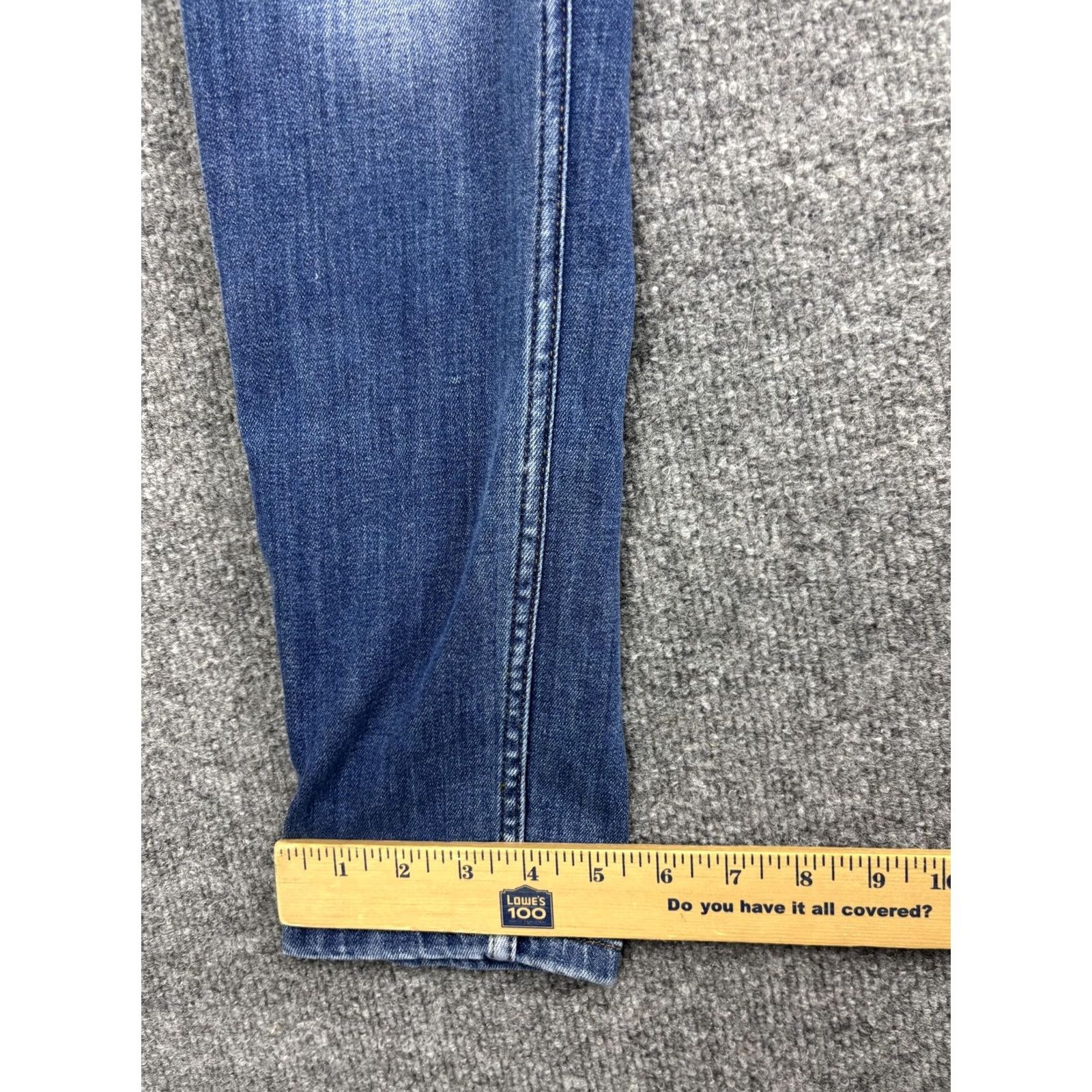 Denime Dish-denim Jeans Mens 31x31 Medium Wash Blue Skinny Stretch Slim Fit Denim Pants Size US 31 - 6 Thumbnail