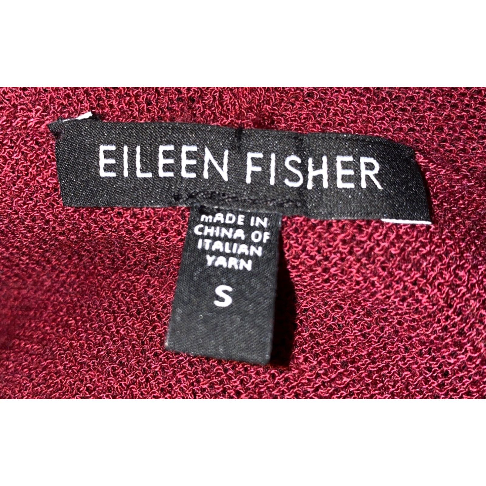 Eileen Fisher Eileen Fisher Women's Sweater Size Small Red Wool Solid Long Sleeve Regular Department Size S / US 4 / IT 40 - 5 Thumbnail