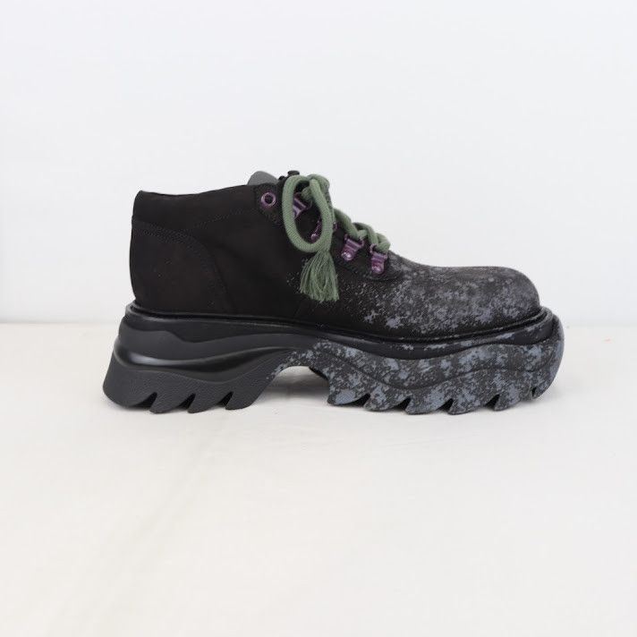 Off-White o1rshd1 Q:2 / Chuncky Sneakers Cow Nabuk in Black Grey Size US 8 / EU 41 - 2 Thumbnail