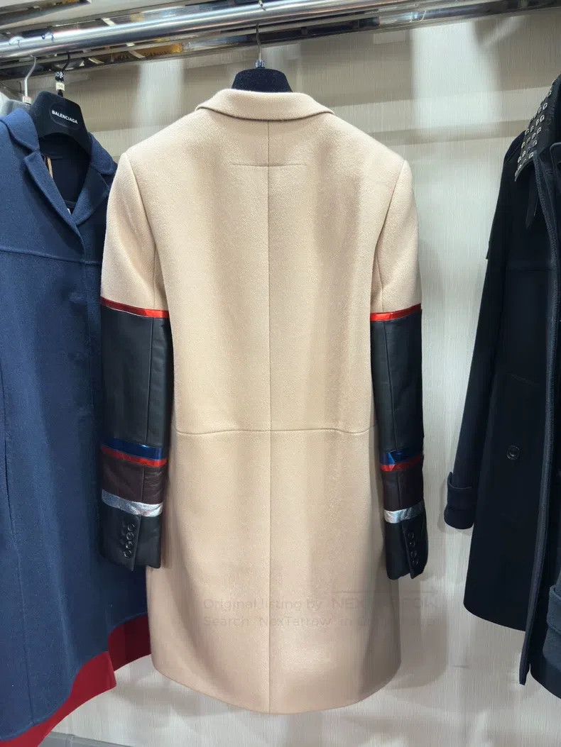 Givenchy Givenchy Wool Mixed Leather Coat Size XS / US 0-2 / IT 36-38 - 5 Thumbnail