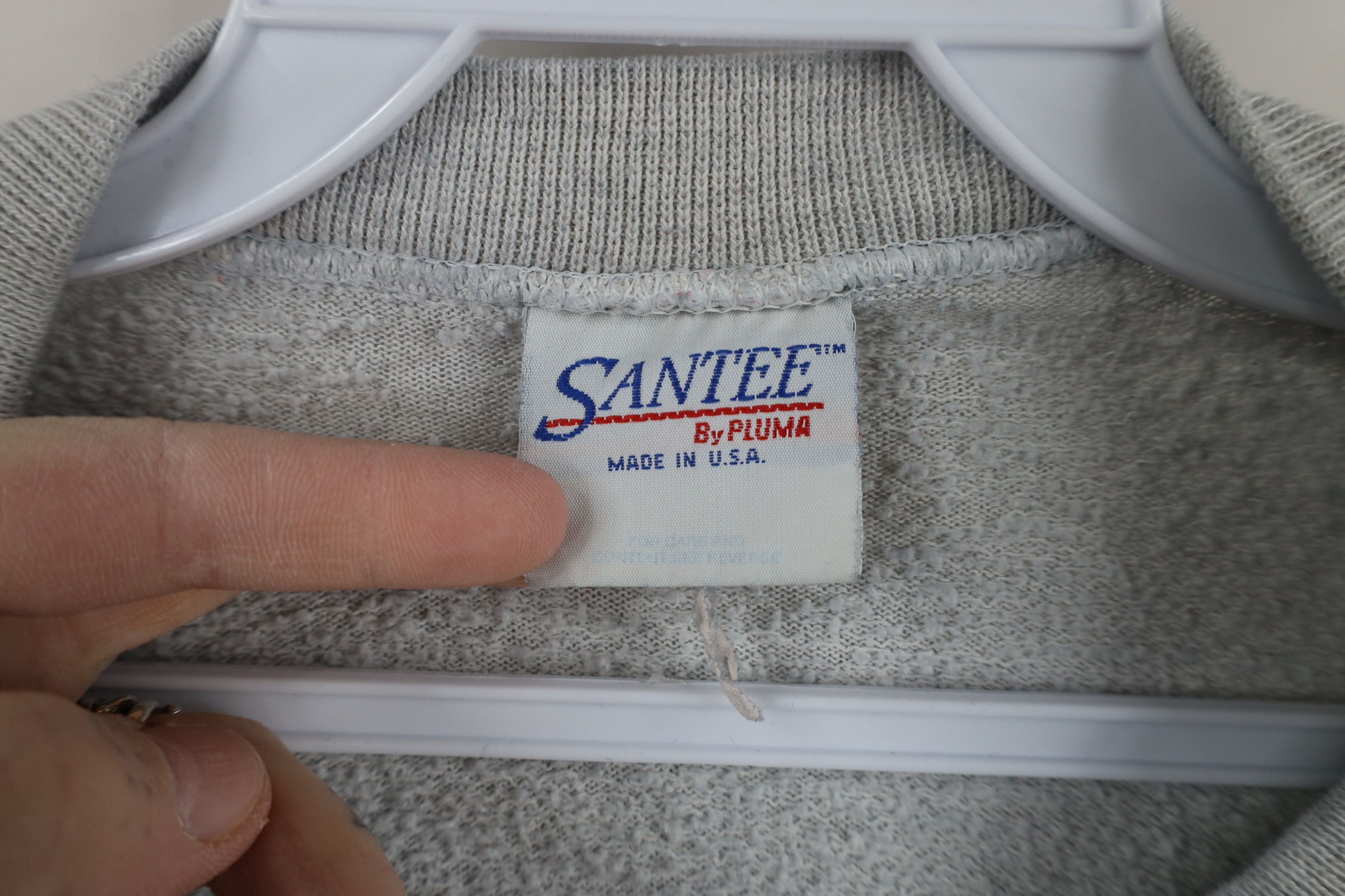 Vintage Vintage 90s Thin Ohio State University Sweatshirt Gray USA Size US XXL / EU 58 / 5 - 6 Thumbnail