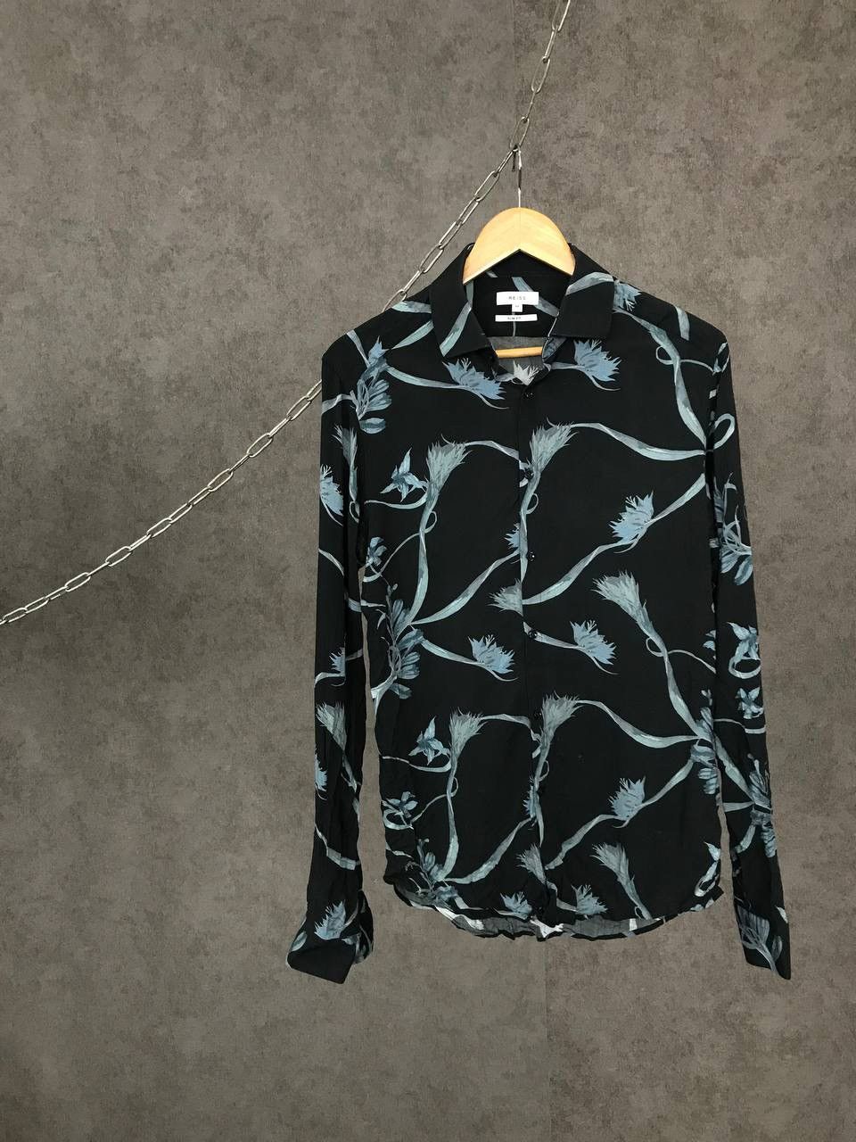 Reiss Reiss crazy Hawaiian art designer shirt Size US S / EU 44-46 / 1 - 1 Thumbnail