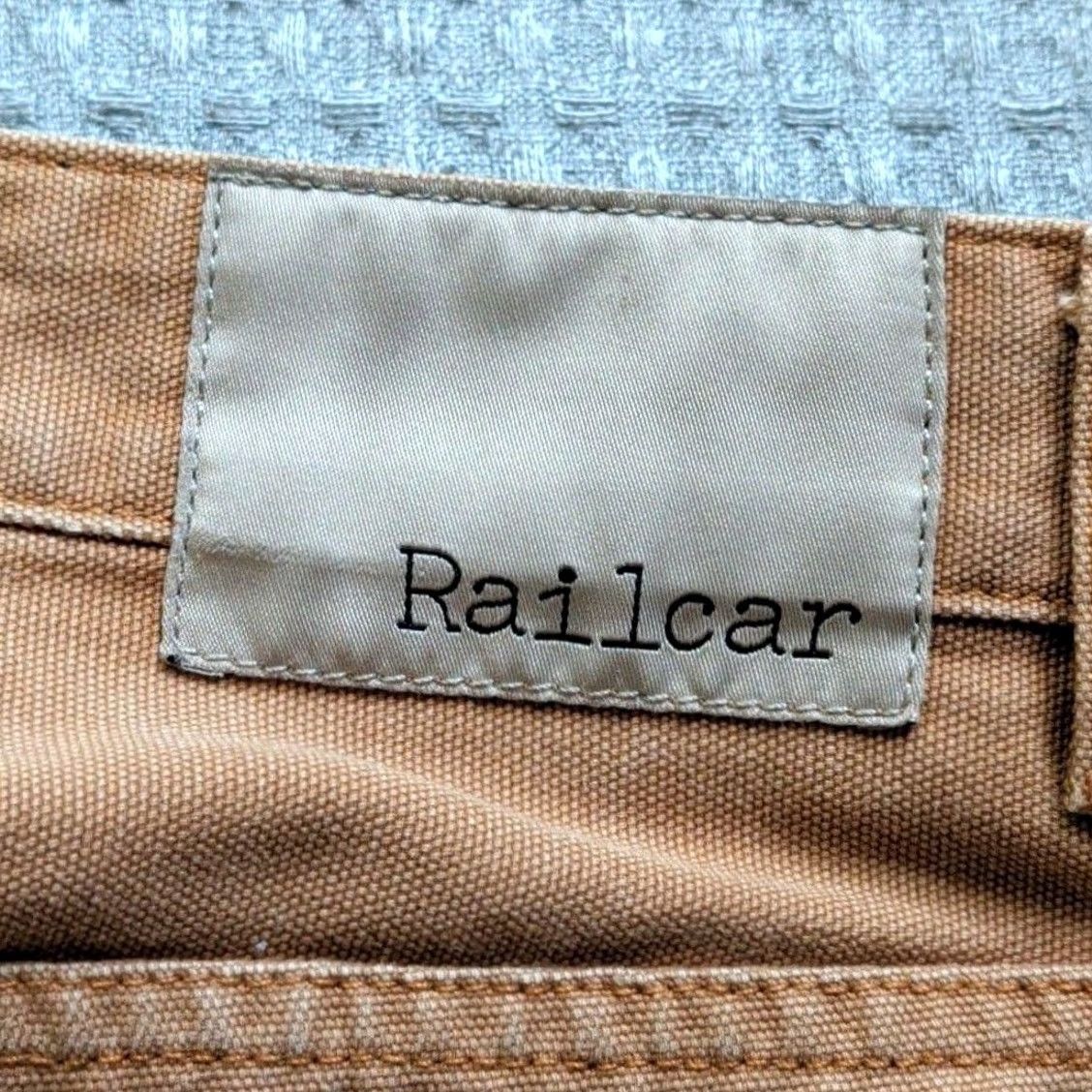 Railcar Fine Goods Pants Mens 31x28 Brown Canvas Work Jeans Slim Made In Usa, Men's — image 4 of 6