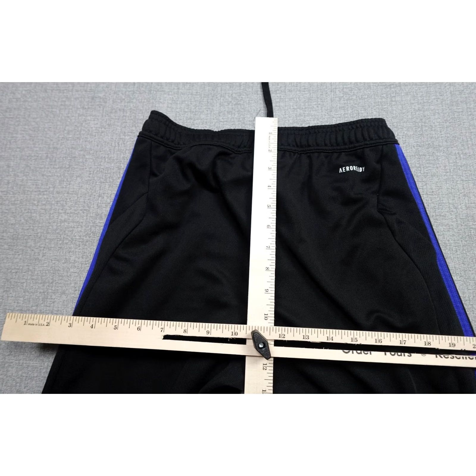 Adidas Adidas Tiro Track Pants Men's Small Black Side Stripe Slim Tapered Aeroready Size US 29 - 7 Thumbnail