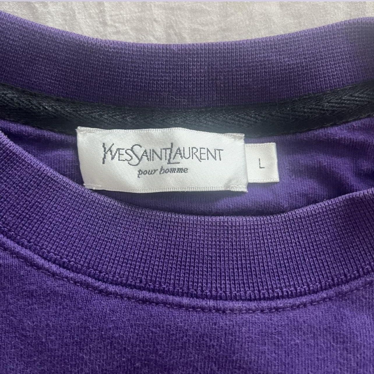 Yves Saint Laurent Yves Saint Laurent Sweatshirt Size US L / EU 52-54 / 3 - 2 Thumbnail