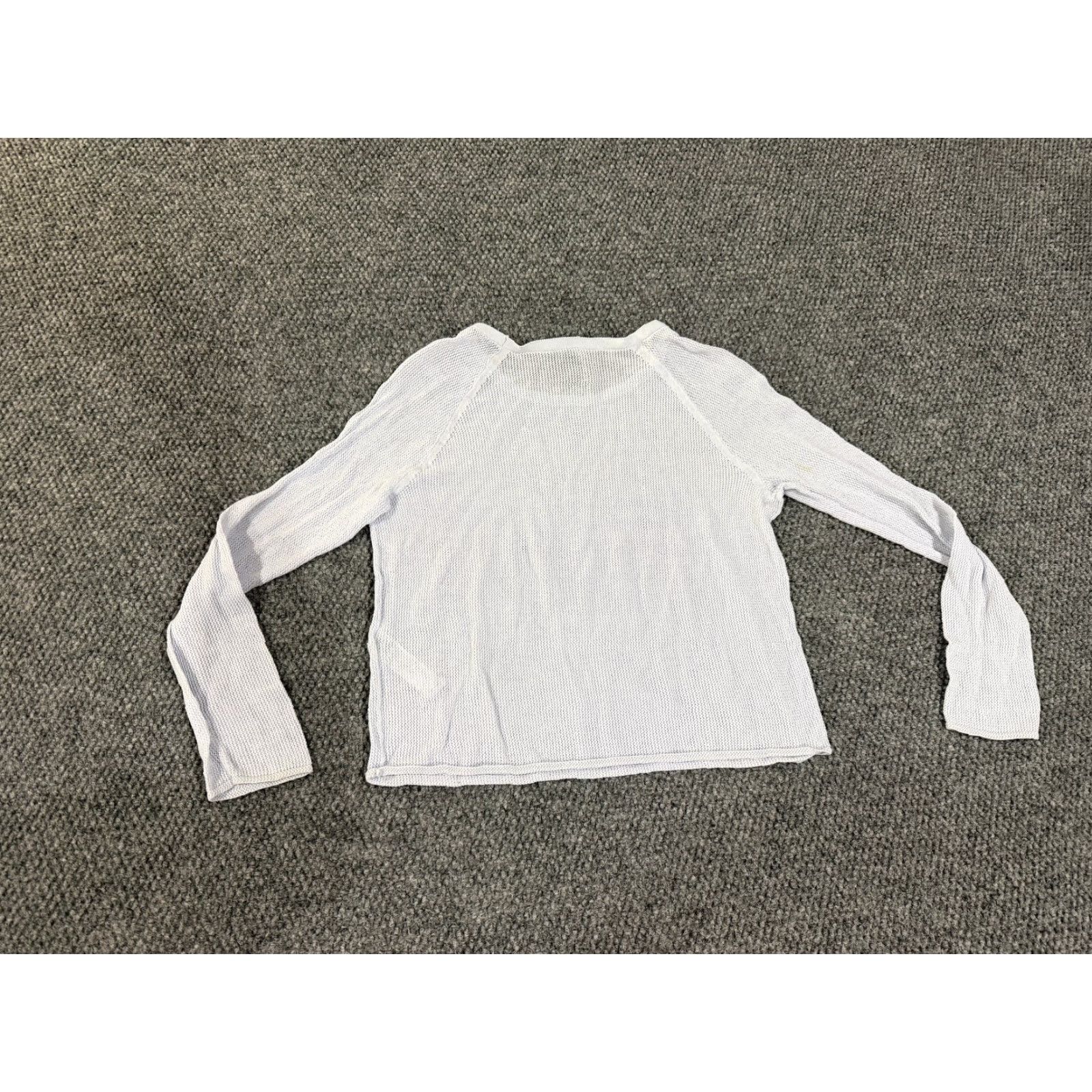 Eileen Fisher Eileen Fisher Sweater Womens Small blue Lightweight Open Knit Long Sleeve Casual Size S / US 4 / IT 40 - 7 Thumbnail